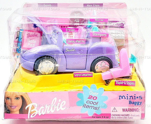 Barbie Mini S Buggy Stationary Desk Set 2002 Mattel 80130