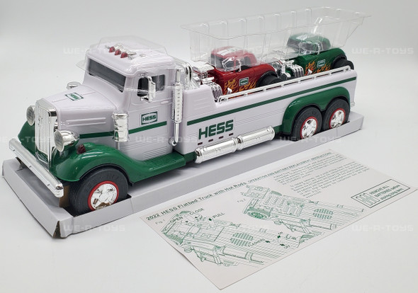 Hess 2022 Flatbed Truck with Hot Rods Vehicles #00043