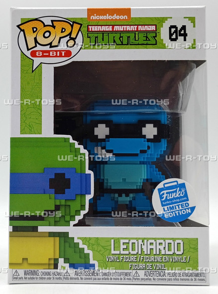 Funko Pop! 8-Bit Teenage Mutant Ninja Turtles 04 Blue Leonardo Vinyl Figure 2017