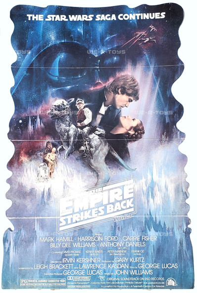 Vintage Star Wars The Empire Strikes Back Original 1980 Theater Standee Display