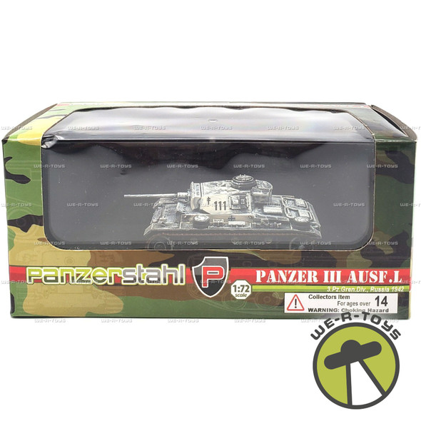Panzerstahl Panzer III Ausf.L Russia 1:72 Scale 2011 Vehicle #88029
