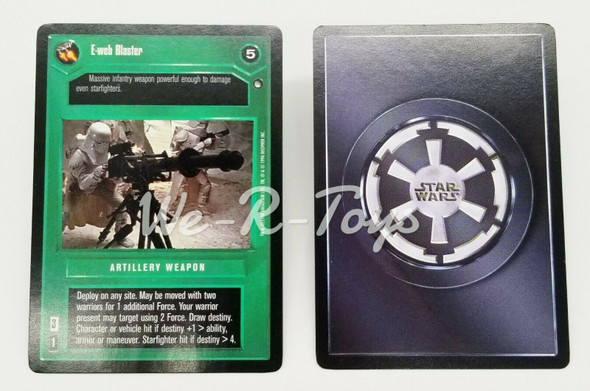 Star Wars CCG Customizable Card Game Hoth Complete Set of 10 C1 Cards SWCCG Mint