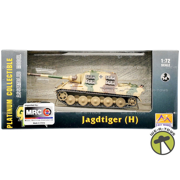 Easy Model Jagdtiger Henschel s.Pz.Jäg.ABT.653 3 Color Camouflage Vehicle
