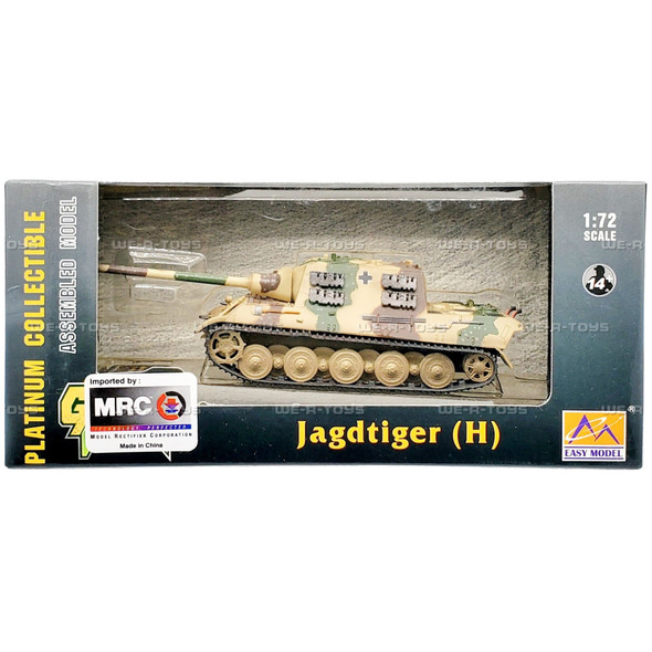 Easy Model Jagdtiger Henschel s.Pz.Jäg.ABT.653 3 Color Camouflage Vehicle