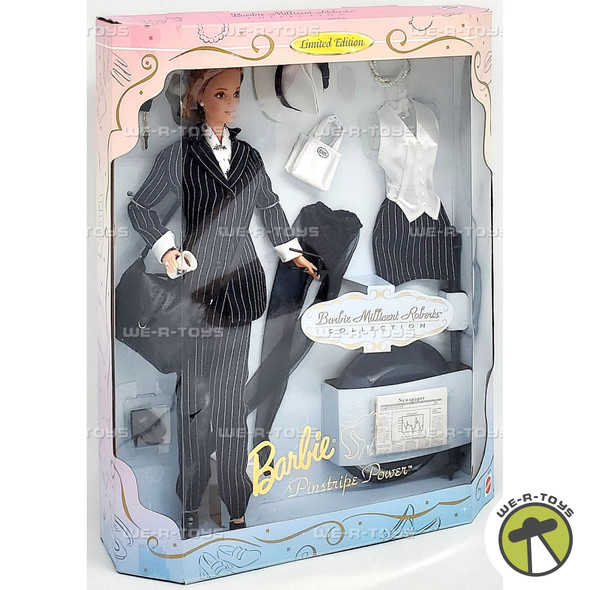 Barbie Millicent Roberts Pinstripe Power Doll and Fashion 1997 Mattel #19791