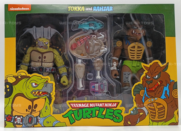 Teenage Mutant Ninja Turtles Tokka and Rahzar Action Figures Set 2021 NECA 54258