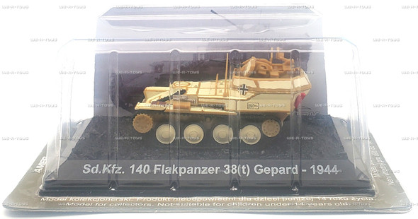 Amercom Collection 1:72 Scale Sd.Kfz. 140 Flakpanzer 38t Gepard - 1944 Vehicle Amercom Collection 1:72 Scale Sd.Kfz. 140 Flakpanzer 38t Gepard - 1944 Vehicle
