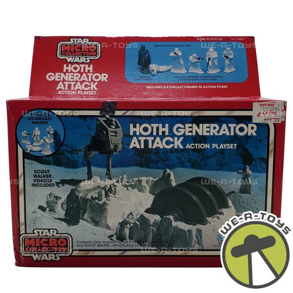 Star Wars Micro Collection Hoth Generator Attack Action Playset Kenner 1982 NEW