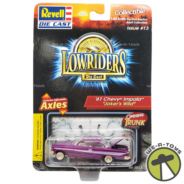 Revell Lowriders Issue 66 Purple '61 Chevy Impala Die-Cast Car NEW