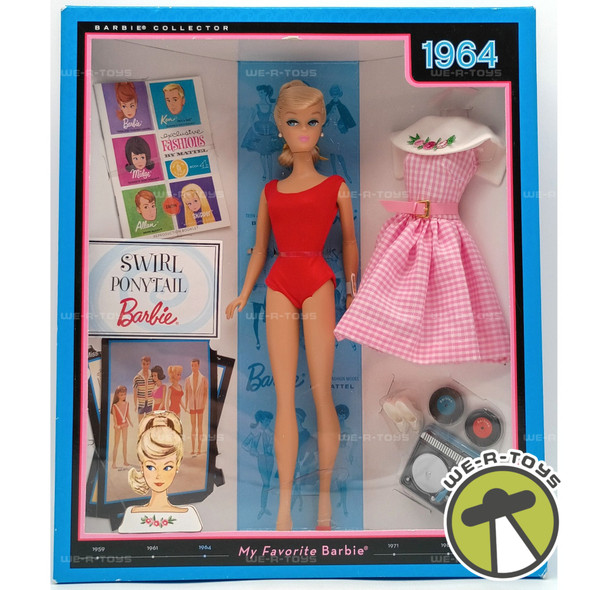 Swirl Ponytail My Favorite Barbie1964 Reproduction Barbie Doll 2009 Mattel T1373
