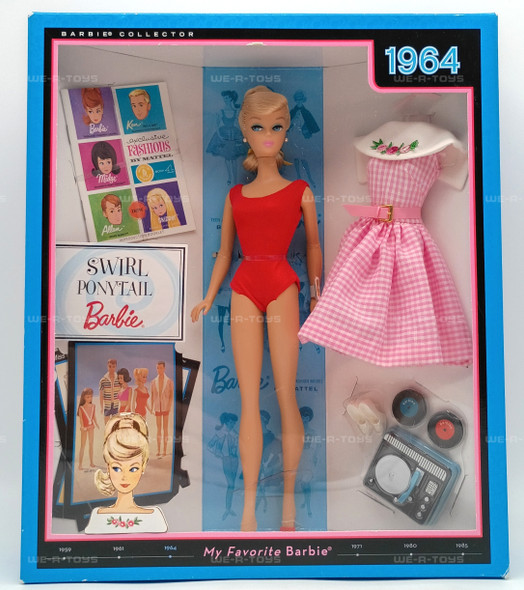 Swirl Ponytail My Favorite Barbie1964 Reproduction Barbie Doll 2009 Mattel T1373