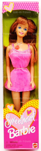 Sweetheart Barbie Doll Red Hair Pink Dress 1997 Mattel 18700 NEW
