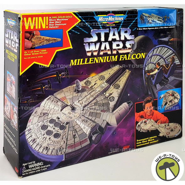 Star Wars Micro Machines Millennium Falcon Figure Toy Set Galoob No. 65878 NEW