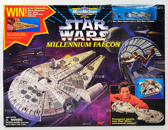 Star Wars Micro Machines Millennium Falcon Figure Toy Set Galoob No. 65878 NEW