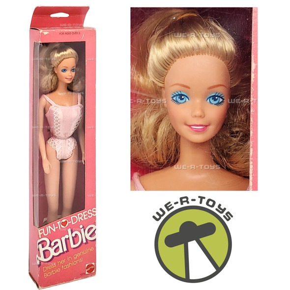 Fun to Dress Barbie Doll 1988 Mattel 1372