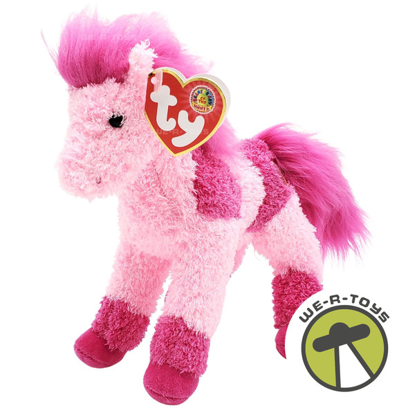 Ty Beanie Babies Canters the Horse Pink BBOM Plush 2005