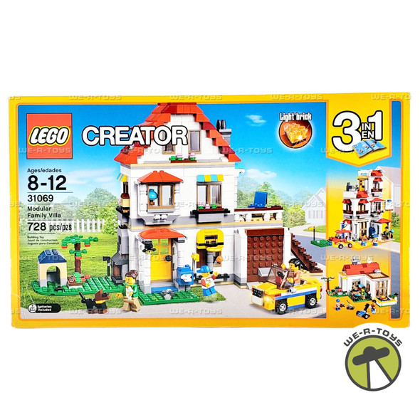 LEGO Creator Modular Family Villa 728 Piece Building Set 31069