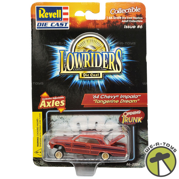 Revell Lowriders Issue 6 Tangerine Dream '64 Chevy Impala Die-Cast Car NEW