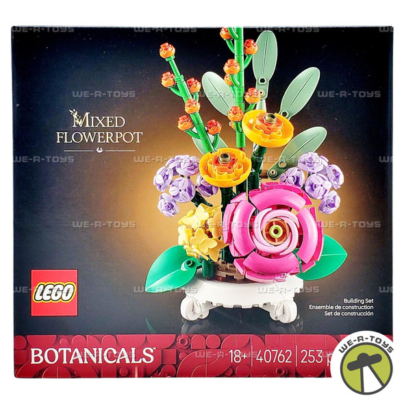 LEGO Botanicals Mixed Flowerpot 253 Piece Building Set 40762