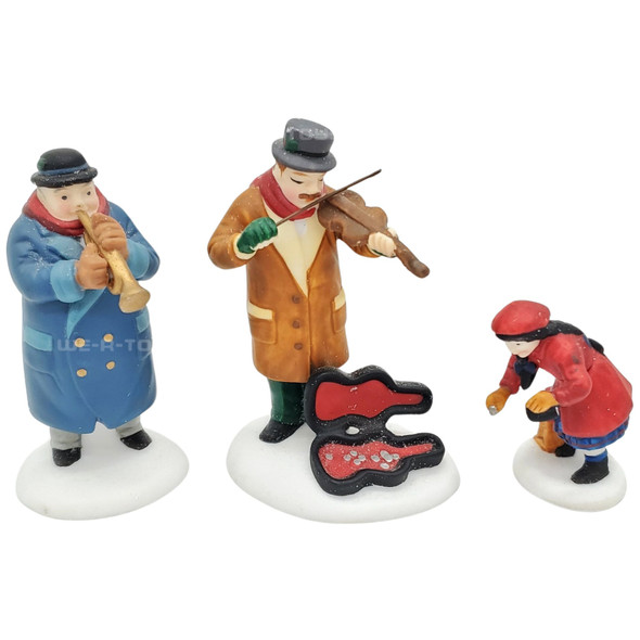 Department 56 Christmas in the City Street Musicians Set of 3 Figurines 55646
