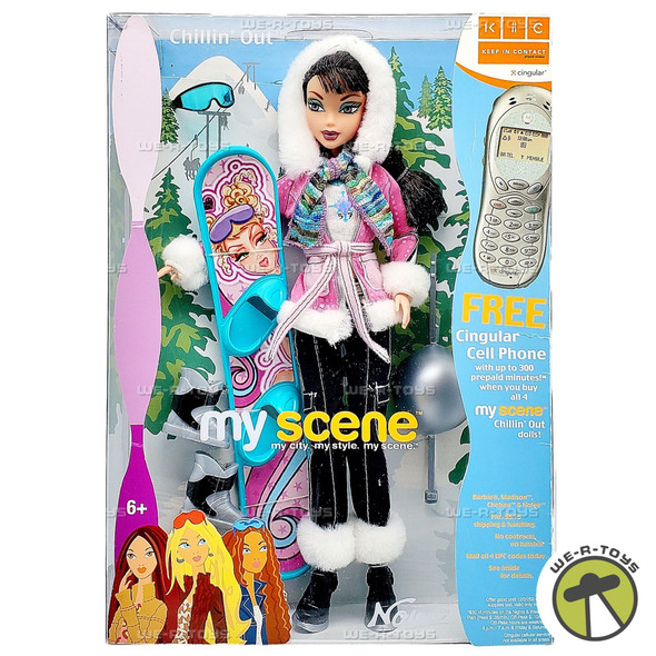 Barbie My Scene Chillin Out Nolee Doll Playset 2003 Mattel C1589