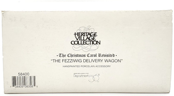 Department 56 Dickens' Village Series The Fezziwig Delivery Wagon 58400