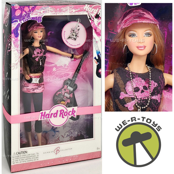 Hard Rock Cafe Barbie Doll Pink 2006 Mattel K7906