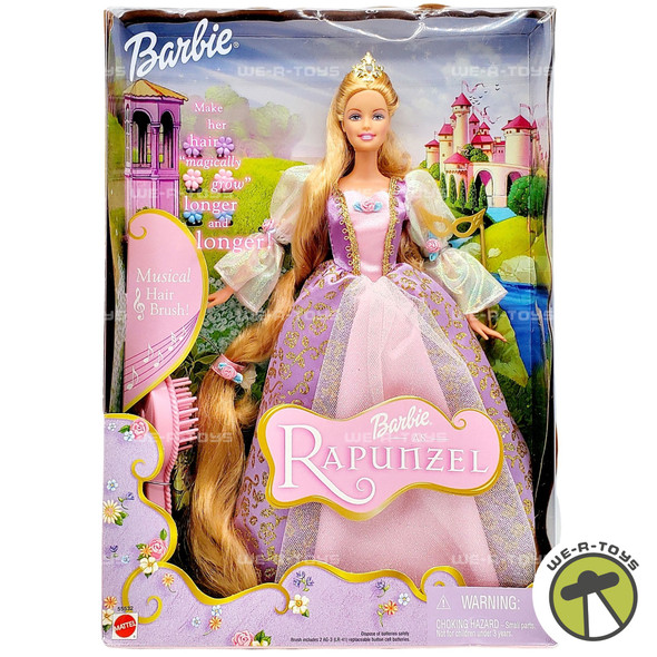 Barbie as Rapunzel Doll with Magically Growing Hair 2001 Mattel 55532