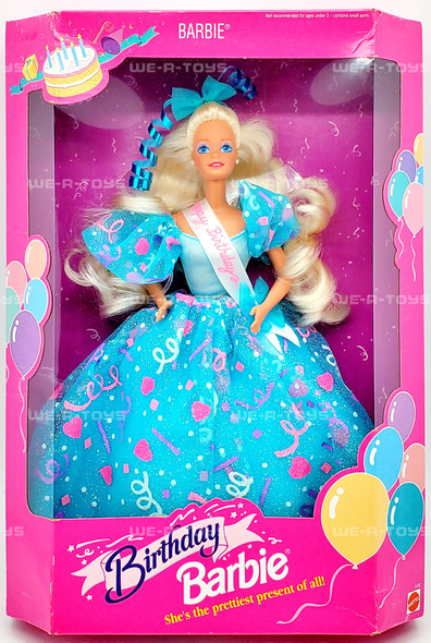 Birthday Barbie Prettiest Present of All 1993 Mattel 11333