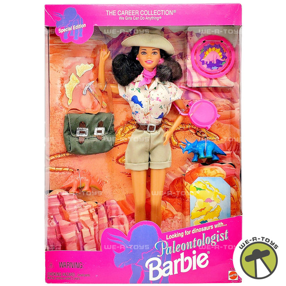 Paleontologist Barbie Doll The Career Collection AA 1996 Mattel 17241