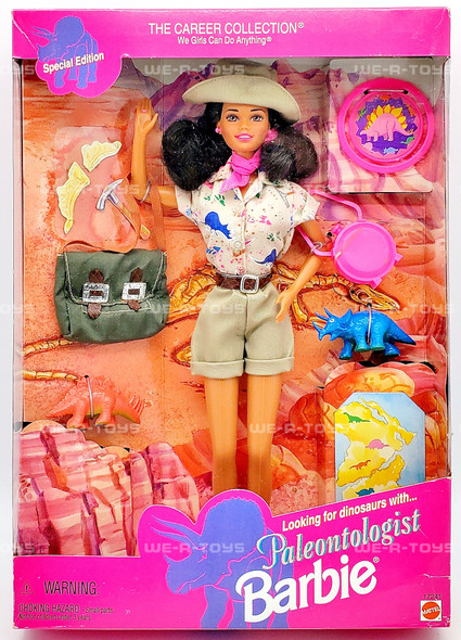 Paleontologist Barbie Doll The Career Collection AA 1996 Mattel 17241