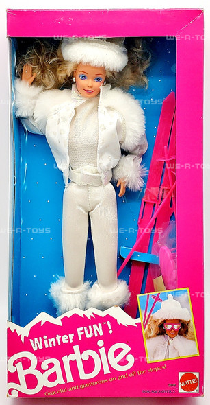 Winter Fun Barbie Doll 5949 Mattel 1990