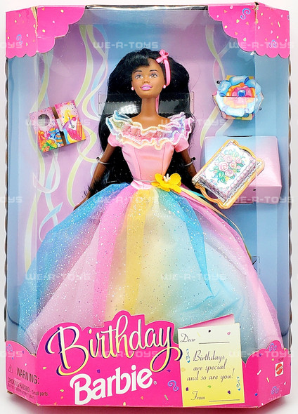 Birthday Barbie Doll AA Prettiest Way to Celebrate 1997 Mattel 18289
