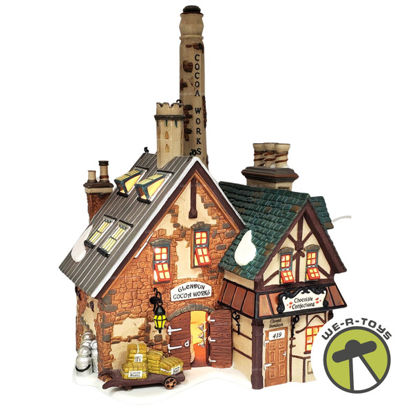 Department 56 Dickens' Village Glendun Cocoa Works Lighted Building 58478