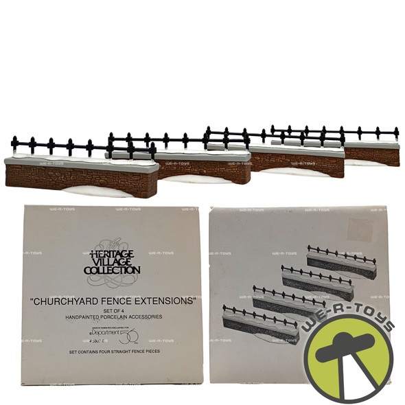 Department 56 Dickens Village Series Churchyard Fence Extensions Porcelain 58076