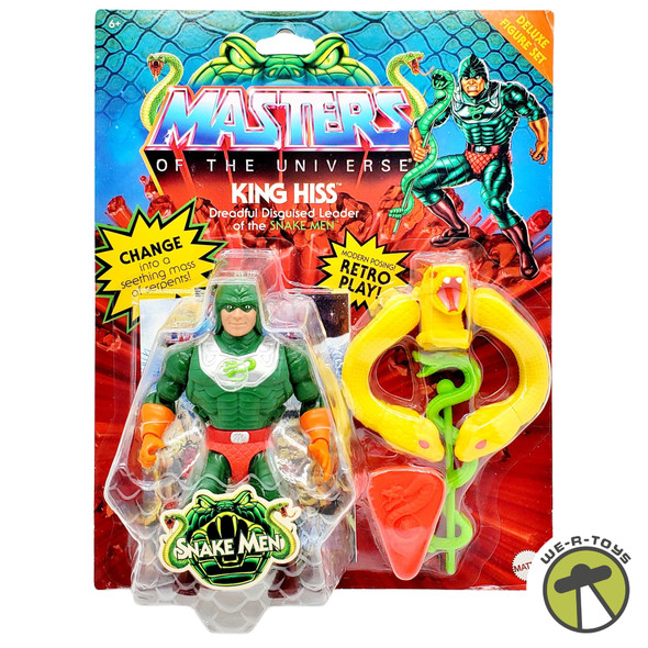 Masters of the Universe King Hiss Action Figure HKM80 Mattel 2022