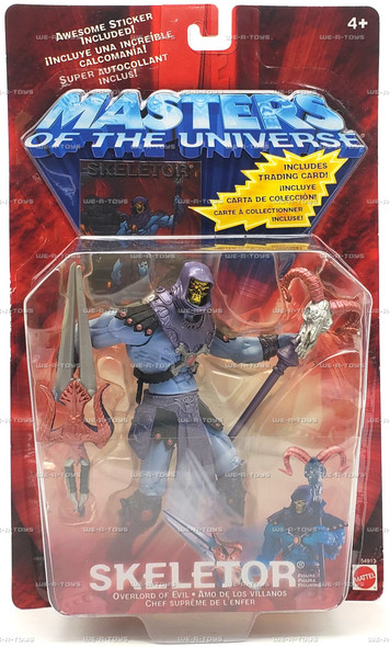 MOTU Skeletor K-Mart Exclusive Trading Card Variant 6" Figure 2001 Mattel 54913
