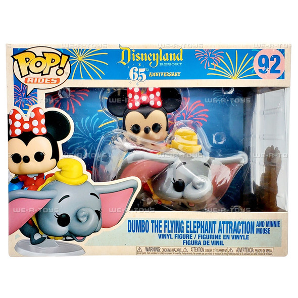 Funko POP Ride Disney 65th Flying Dumbo Ride with Minnie 92 Vinyl Figure