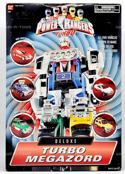Power Rangers Turbo Deluxe Turbo Megazord Action Figure 1996 Bandai 2963