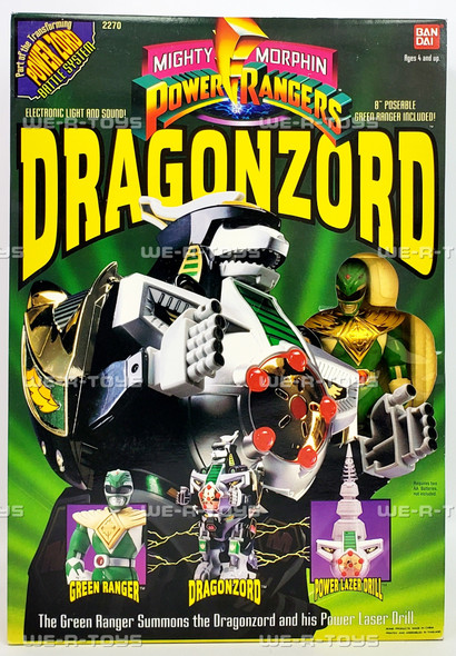 Mighty Morphin Power Rangers Dragonzord Action Figure 1993 Bandai 2270