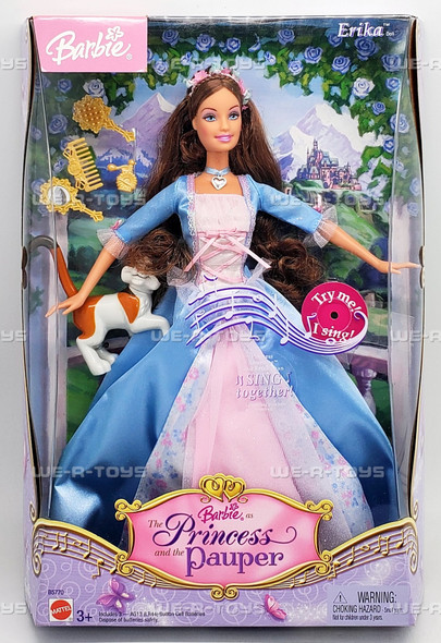 Barbie as The Princess and The Pauper Erika Doll 2004 Mattel #B5770