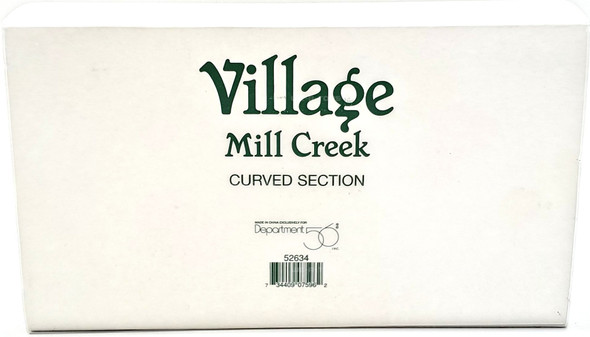 Department 56 Village Mill Creek Curved Section Resin 52634