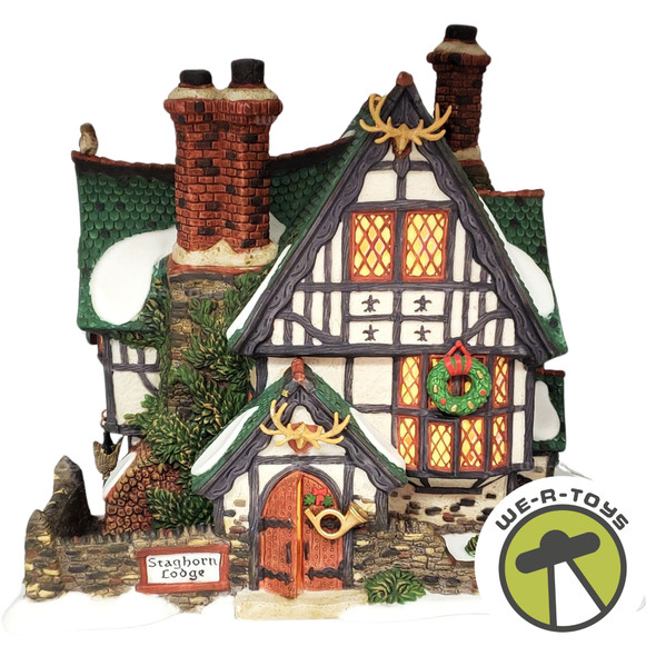Department 56 Dickens' Village Series Staghorn Lodge Lit Building 58445