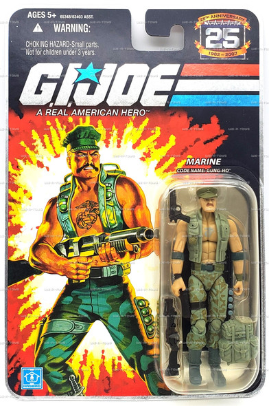 GI Joe Marine Code Name Gung-Ho 25th Anniversary Action Figure 2007 Hasbro 65348
