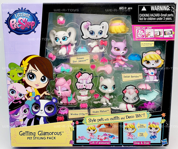 Littlest Pet Shop Getting Glamorous Pet Styling Pack Playset 2013 Hasbro A8218
