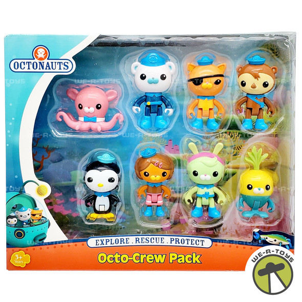 Octonauts Octo-Crew 8 Figure Playset 2013 Fisher-Price Y9297