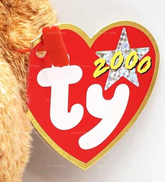Ty Beanie Babies Cashew the Bear Plush 2000