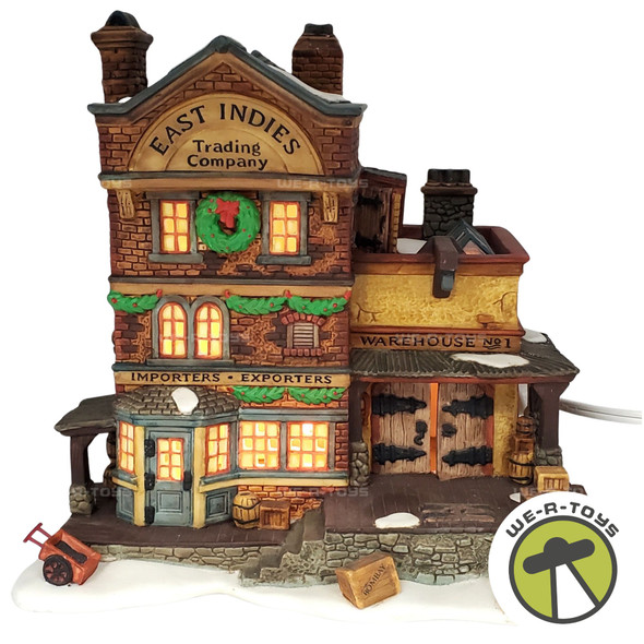 Department 56 Dickens' Village East Indies Trading Co. Lighted Building 58302