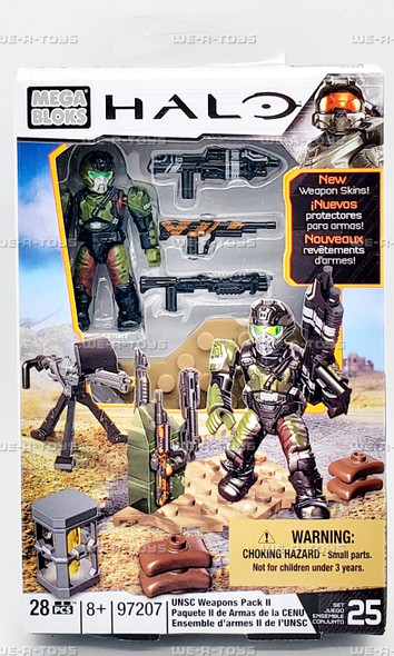 Mega Bloks Halo UNSC Weapons Pack II Building Set 97207