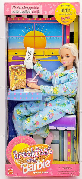 Breakfast with Barbie Soft Bodied Doll 1999 Mattel 22965